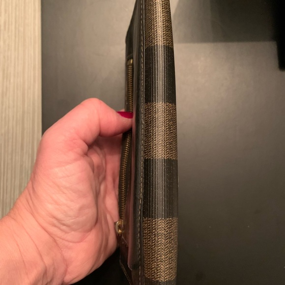 Fendi Brown/Black Pequin wallet - Picture 15 of 16